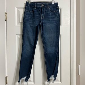American eagle, barely worn, size 10, hi-rise jegging crop jeans